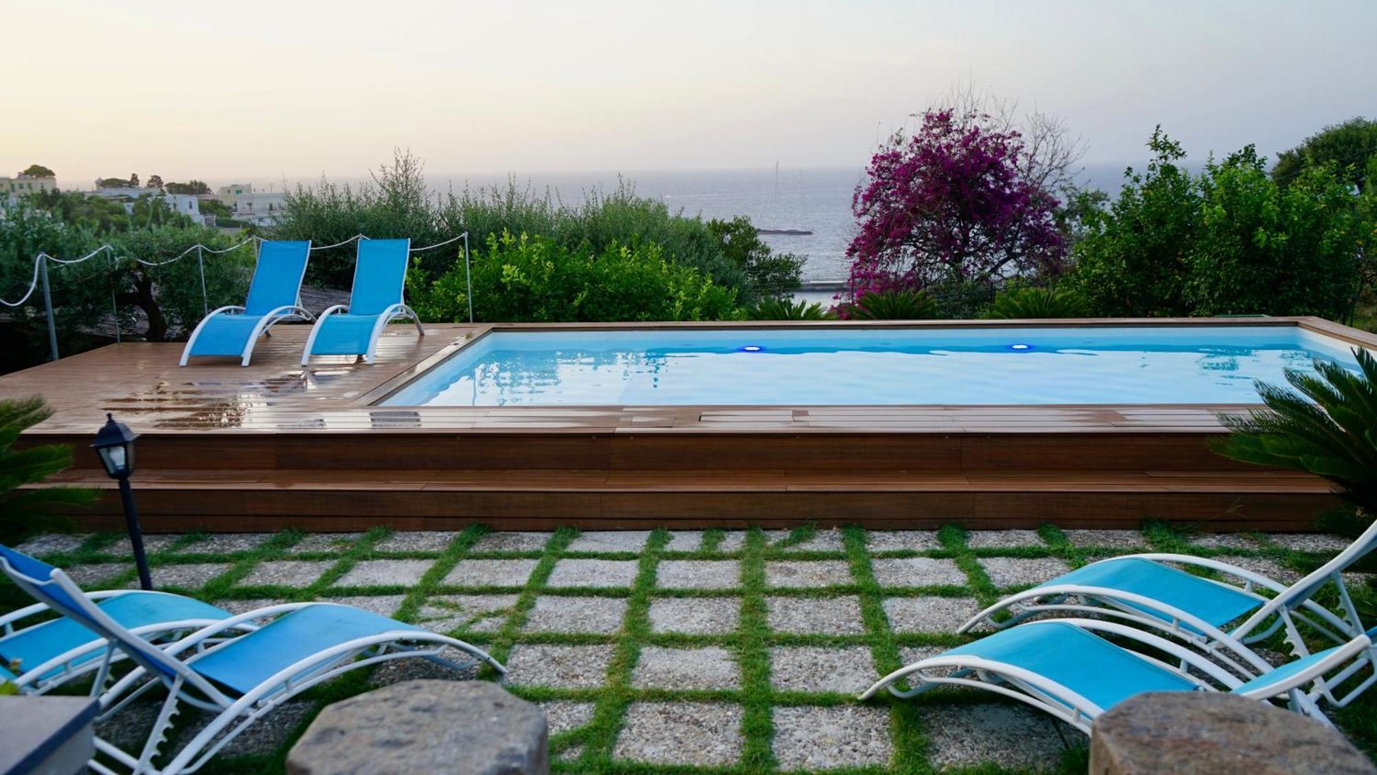 Villa Amalu Capri Piscina E Giardino Extérieur photo