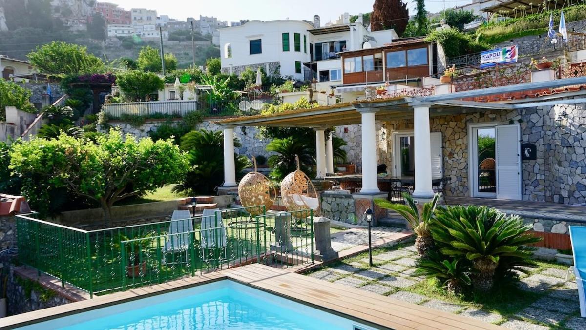 Villa Amalu Capri Piscina E Giardino Extérieur photo