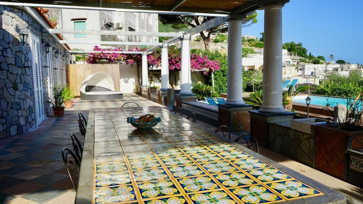 Villa Amalu Capri Piscina E Giardino Extérieur photo