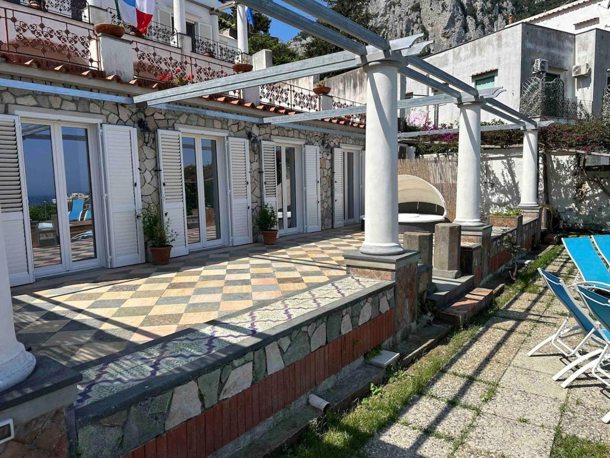 Villa Amalu Capri Piscina E Giardino Extérieur photo