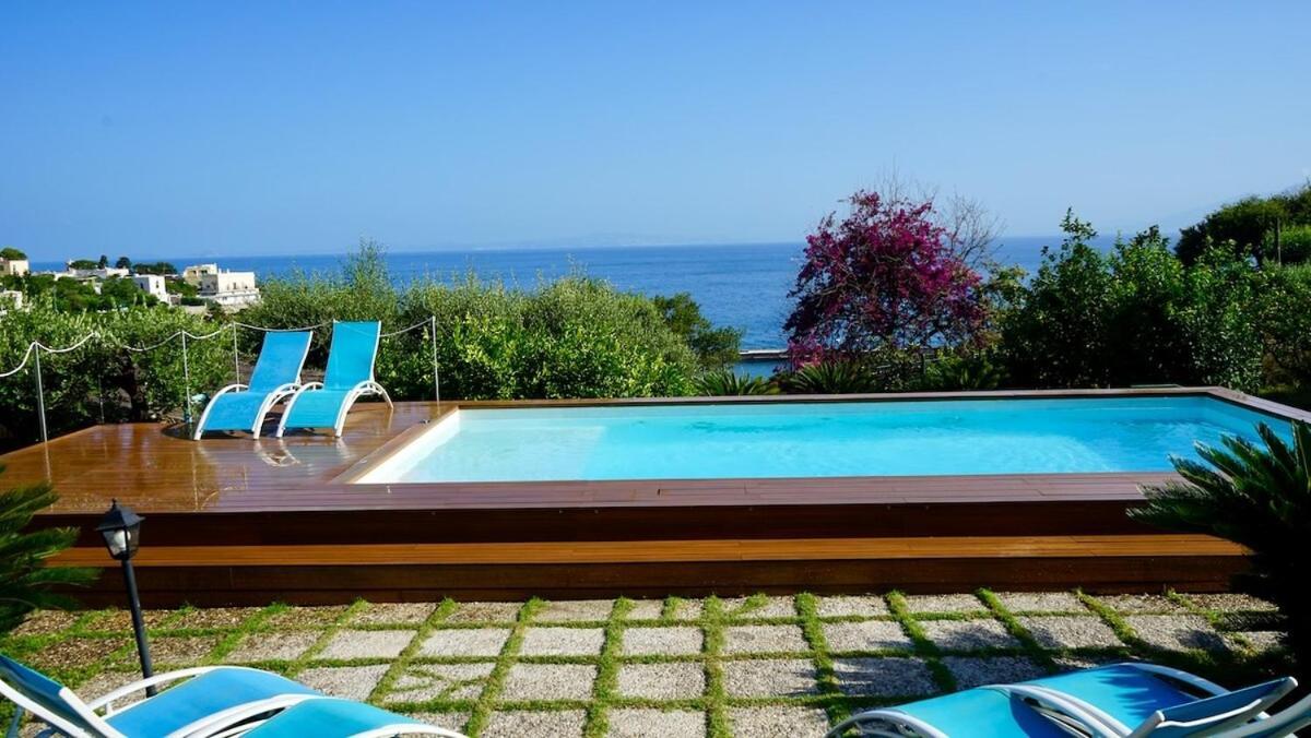 Villa Amalu Capri Piscina E Giardino Extérieur photo
